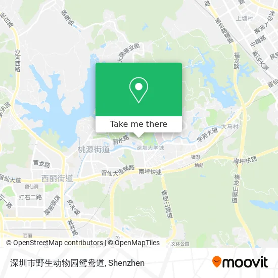 深圳市野生动物园鸳鸯道 map