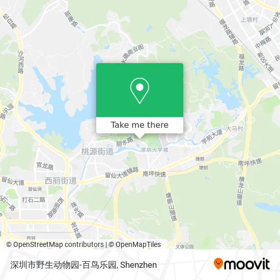 深圳市野生动物园-百鸟乐园 map