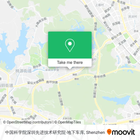 中国科学院深圳先进技术研究院-地下车库 map