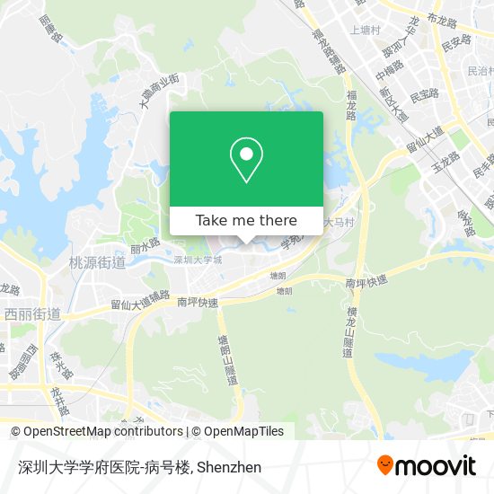 深圳大学学府医院-病号楼 map