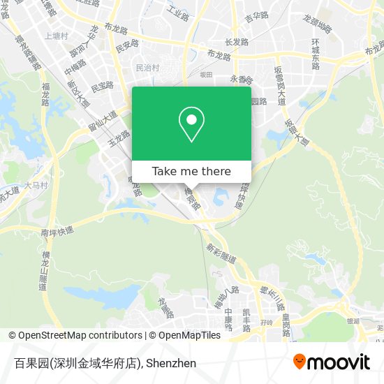 百果园(深圳金域华府店) map