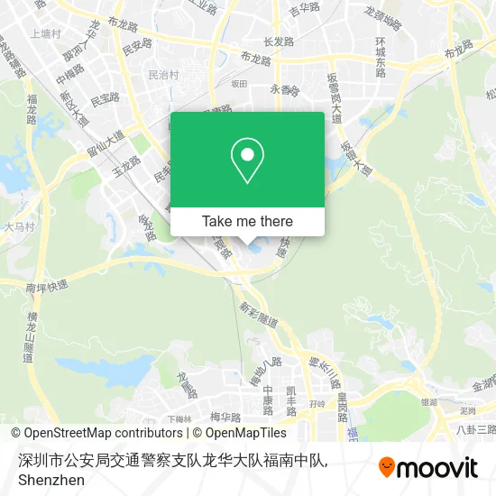 深圳市公安局交通警察支队龙华大队福南中队 map