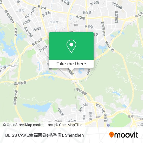 BLISS CAKE幸福西饼(书香店) map