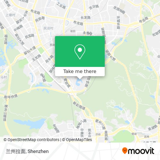兰州拉面 map