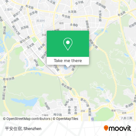 平安住宿 map