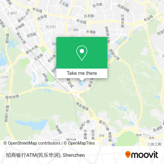 招商银行ATM(民乐华润) map