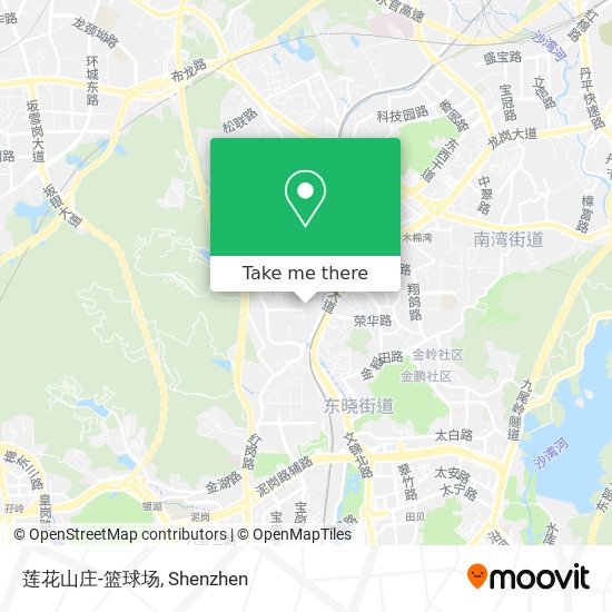 莲花山庄-篮球场 map