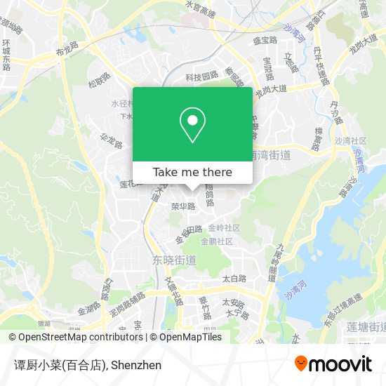 谭厨小菜(百合店) map