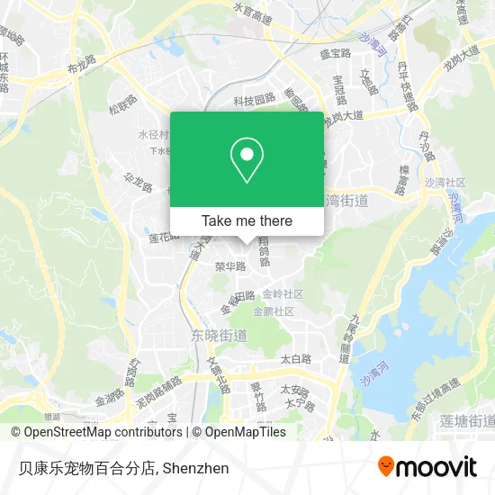 贝康乐宠物百合分店 map