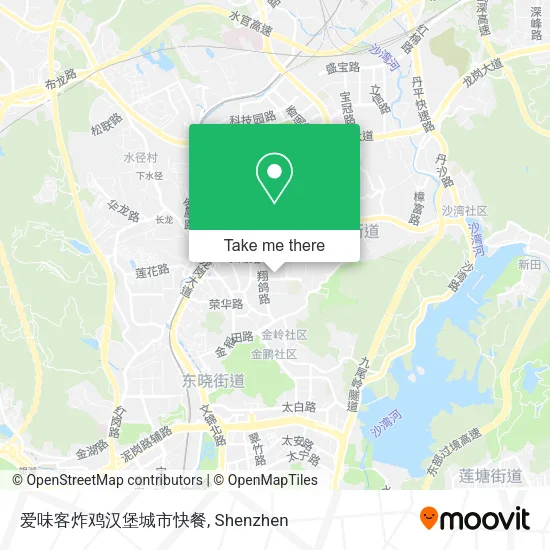 爱味客炸鸡汉堡城市快餐 map