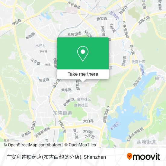 广安利连锁药店(布吉白鸽笼分店) map