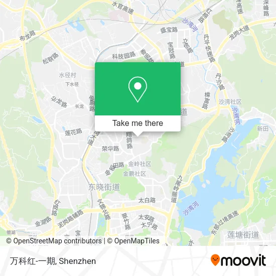 万科红-一期 map