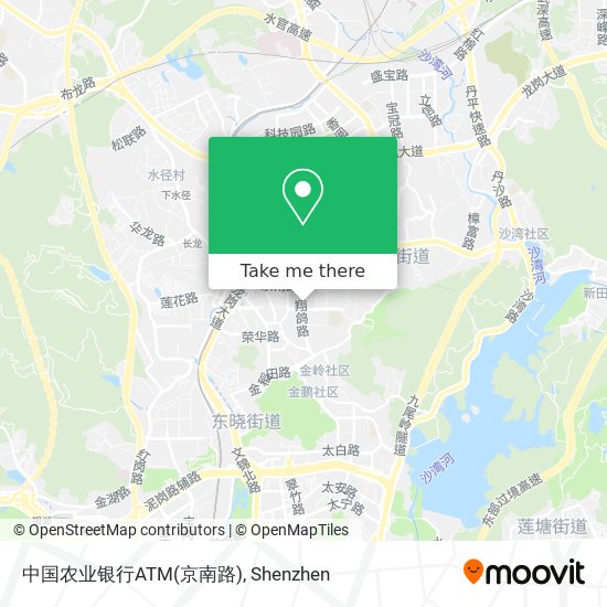 中国农业银行ATM(京南路) map