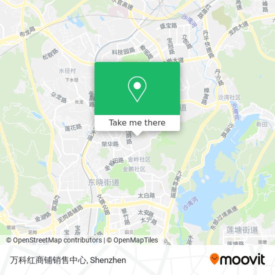 万科红商铺销售中心 map