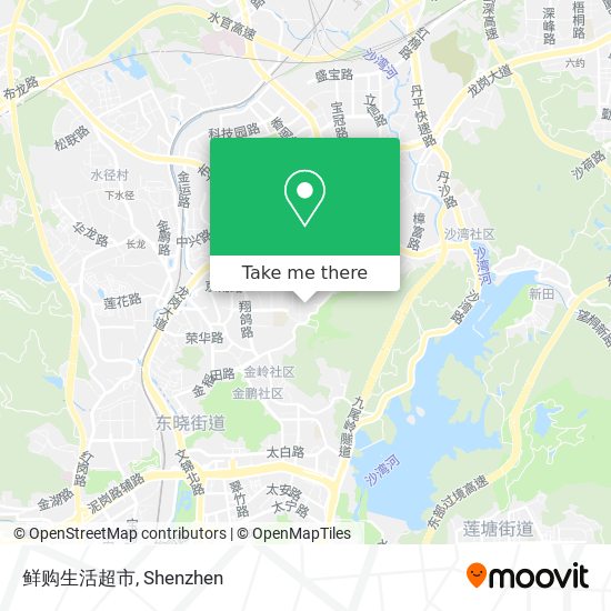 鲜购生活超市 map