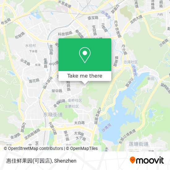 惠佳鲜果园(可园店) map