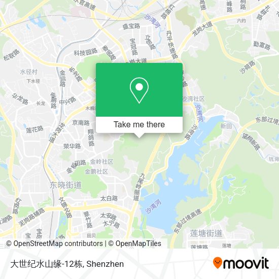 大世纪水山缘-12栋 map