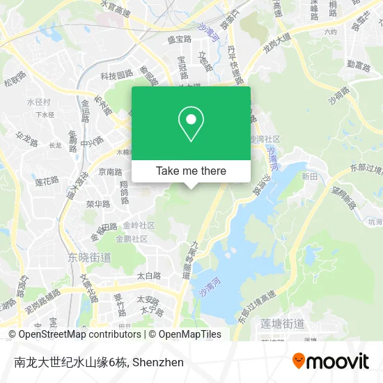 南龙大世纪水山缘6栋 map