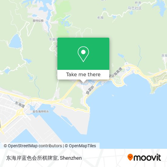东海岸蓝色会所棋牌室 map