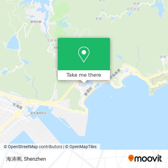 海涛阁 map