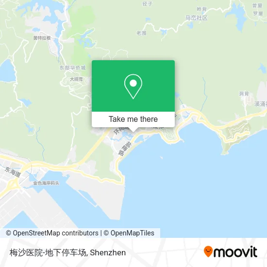 梅沙医院-地下停车场 map