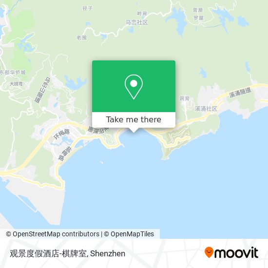观景度假酒店-棋牌室 map