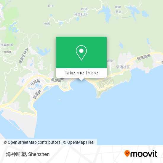 海神雕塑 map