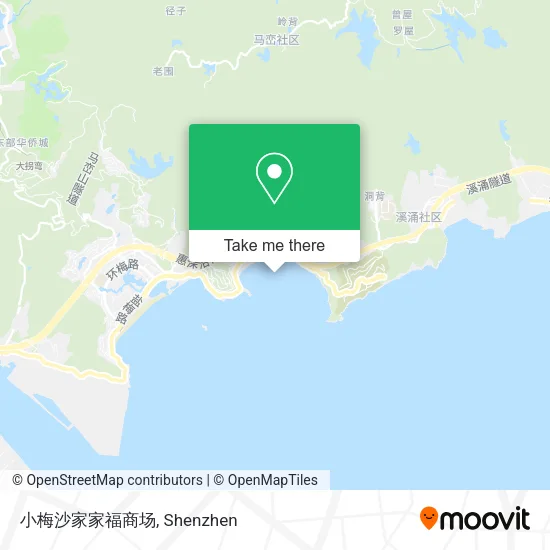 小梅沙家家福商场 map