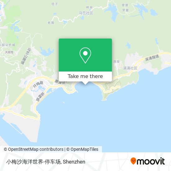 小梅沙海洋世界-停车场 map
