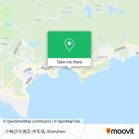 小梅沙大酒店-停车场 map