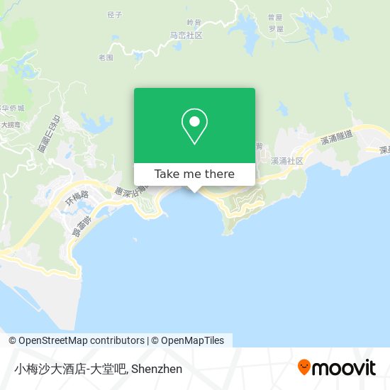 小梅沙大酒店-大堂吧 map