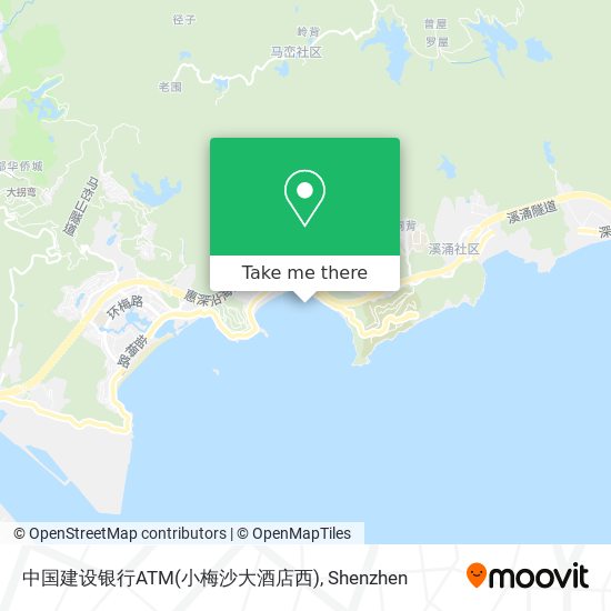 中国建设银行ATM(小梅沙大酒店西) map