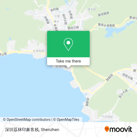 深圳荔林印象客栈 map