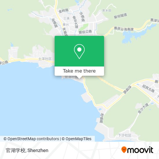 官湖学校 map