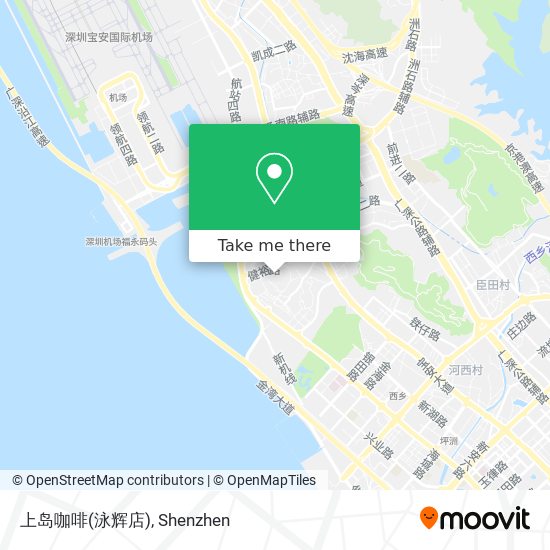 上岛咖啡(泳辉店) map