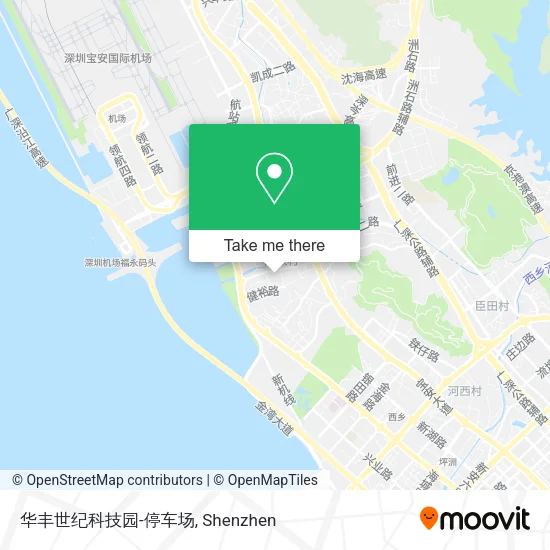 华丰世纪科技园-停车场 map