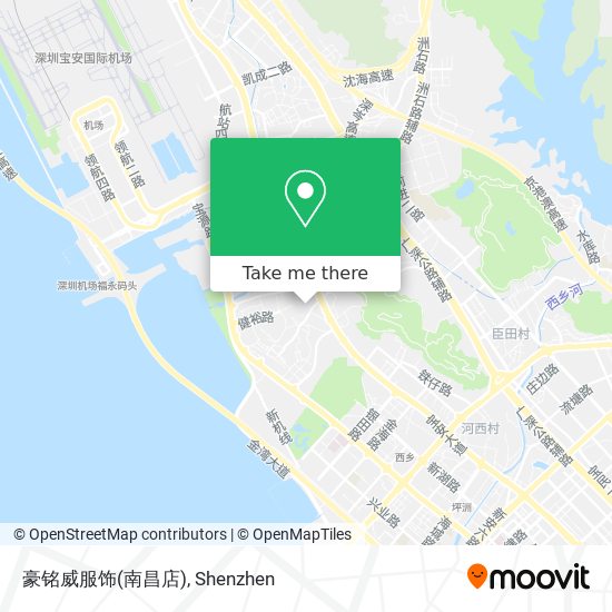 豪铭威服饰(南昌店) map