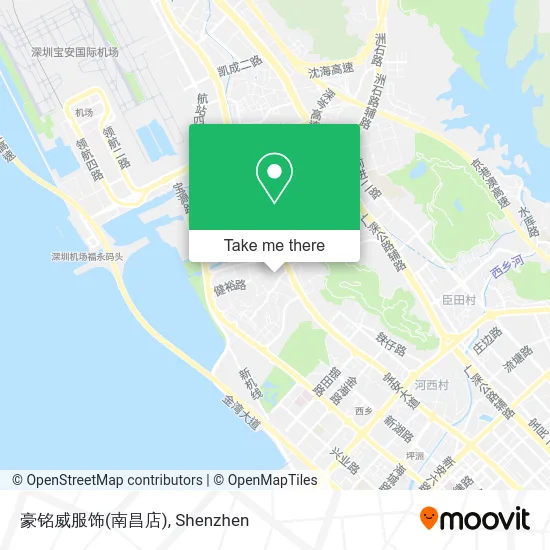 豪铭威服饰(南昌店) map