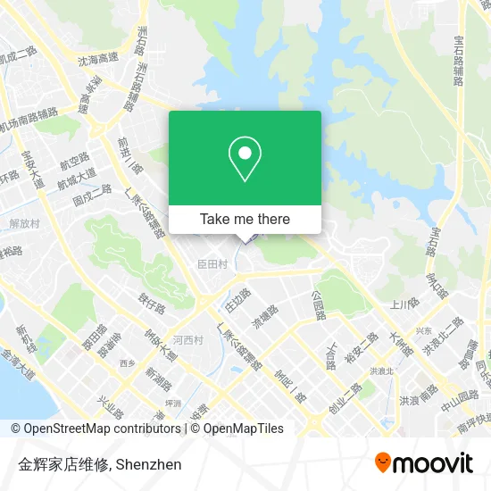 金辉家店维修 map