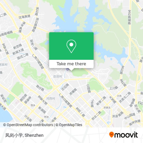 凤岗小学 map