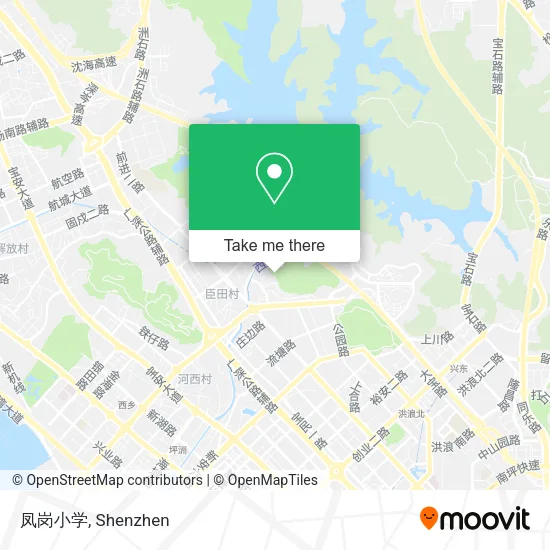 凤岗小学 map