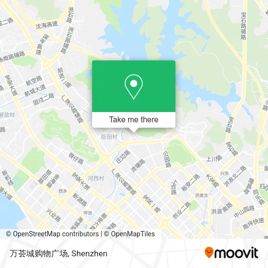 万荟城购物广场 map