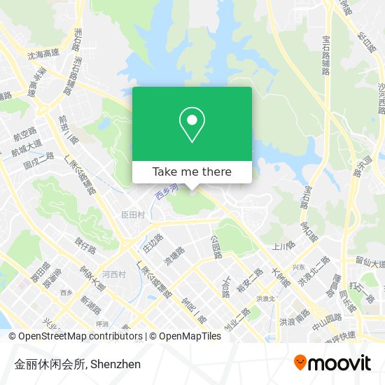 金丽休闲会所 map