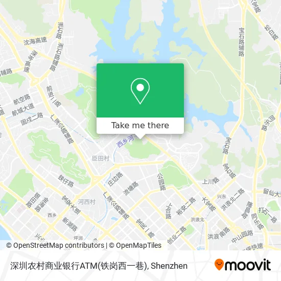深圳农村商业银行ATM(铁岗西一巷) map