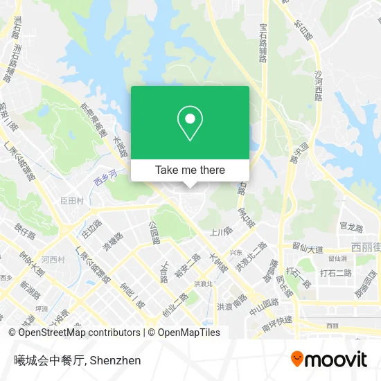 曦城会中餐厅 map
