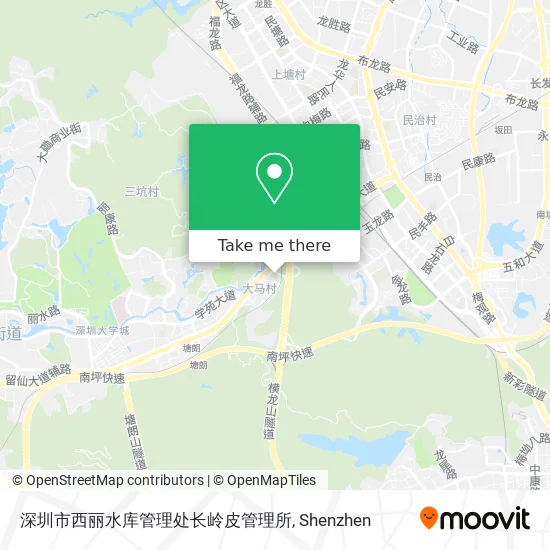 深圳市西丽水库管理处长岭皮管理所 map