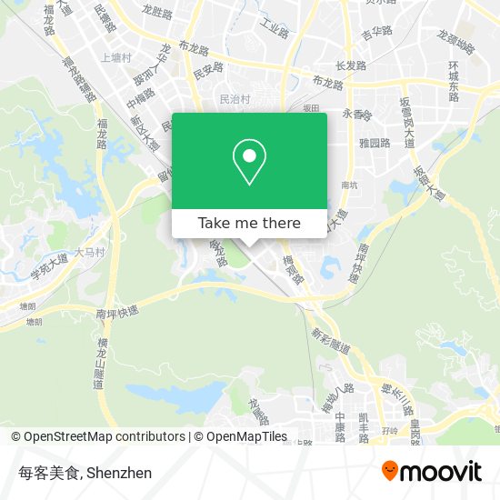 每客美食 map