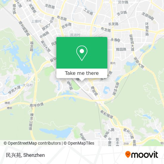 民兴苑 map