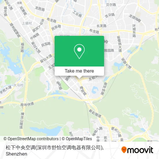 松下中央空调(深圳市舒怡空调电器有限公司) map