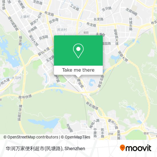 华润万家便利超市(民塘路) map